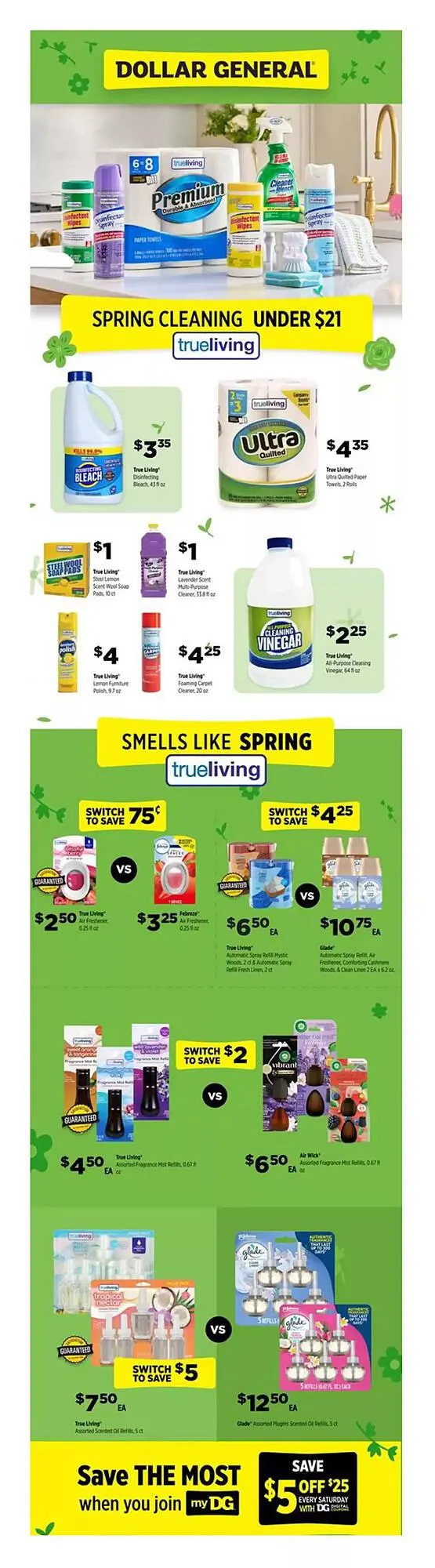 Weekly ad Dollar General Weekly Ad from March 2 to March 29 2025 - Page 1