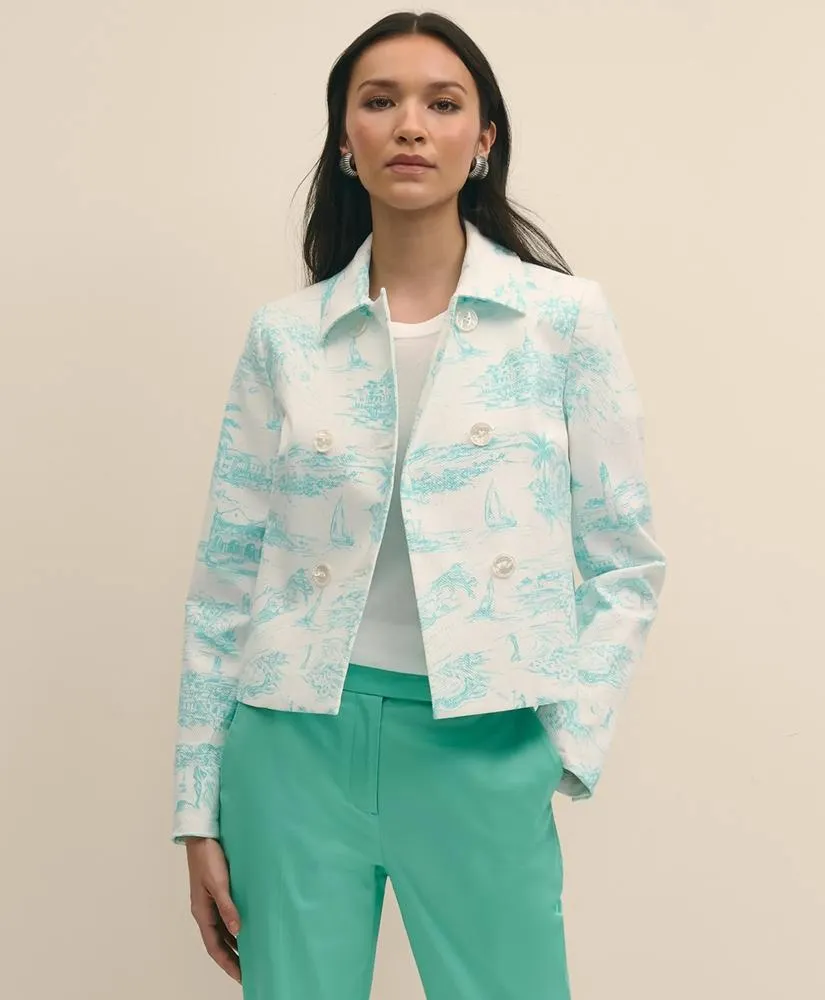 Cotton Dobby Bermuda Toile Jacket