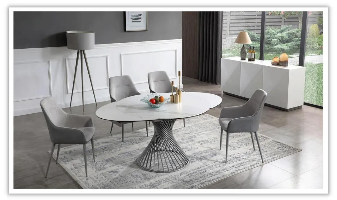 ESF Italia Ariella Round Ceramic Dining Table