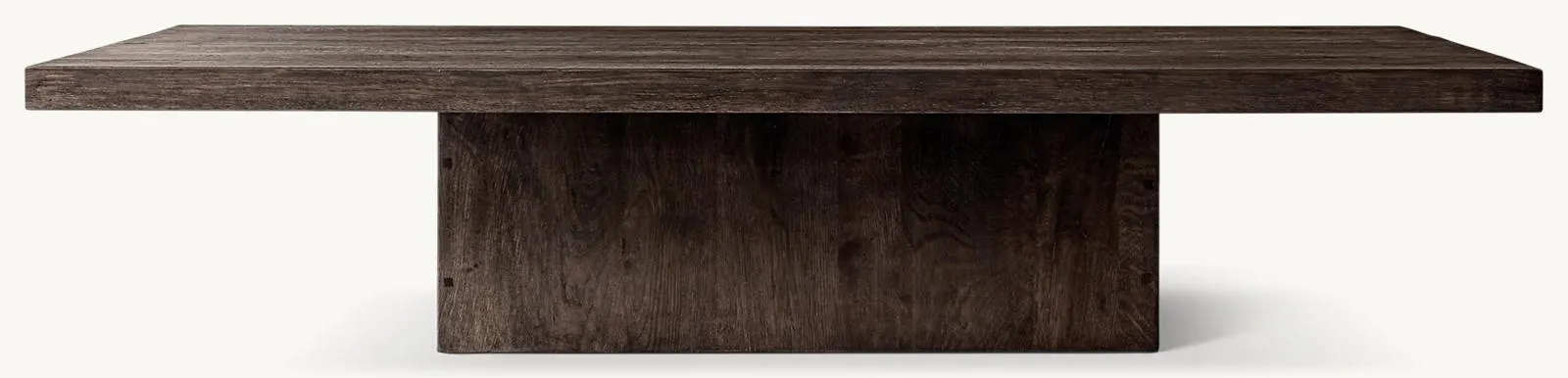 Reclaimed Oak Plinth Coffee Table