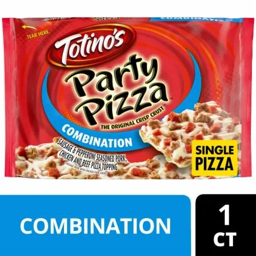 Totino's Party Pizza Sausage and Pepperoni Original Crust Personal Frozen Pizza