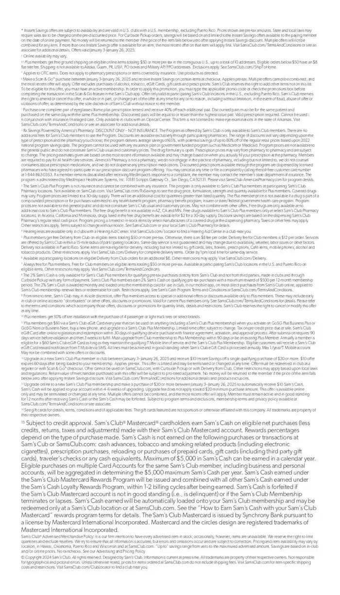 Weekly ad Sam's Club Weekly ad from January 3 to January 26 2025 - Page 37