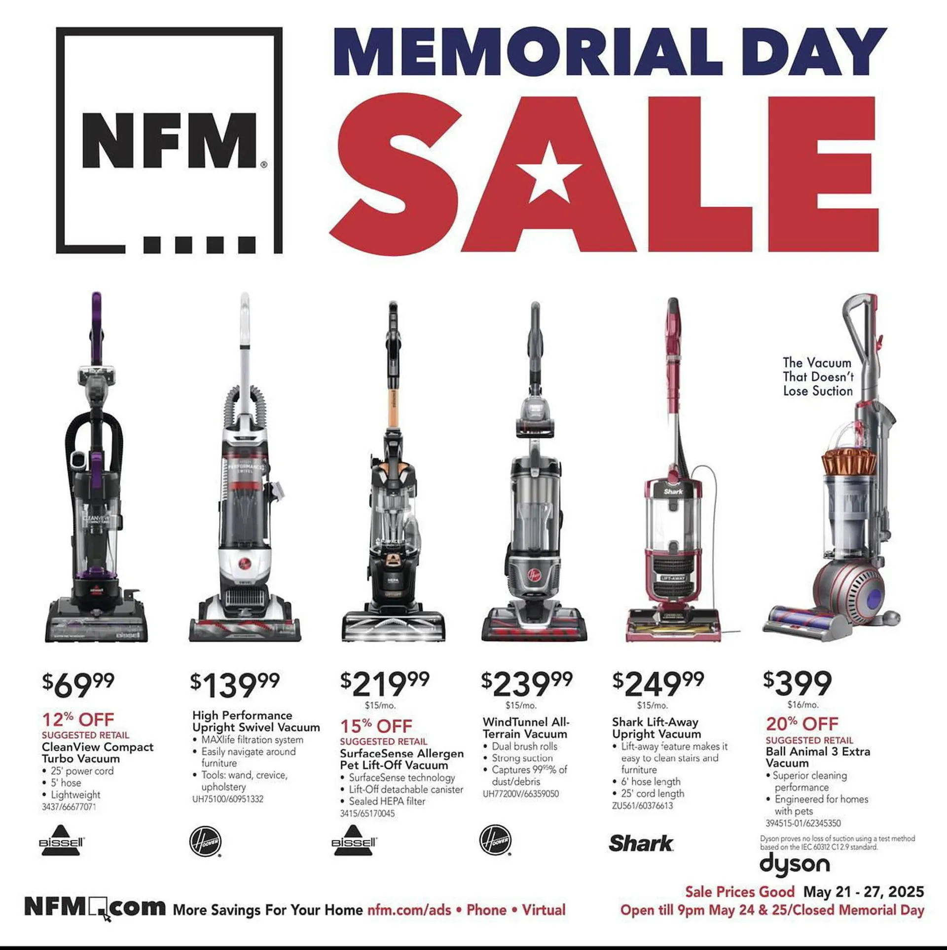Weekly ad Nebraska Furniture Mart Weekly Ad from May 21 to May 27 2025 - Page 1
