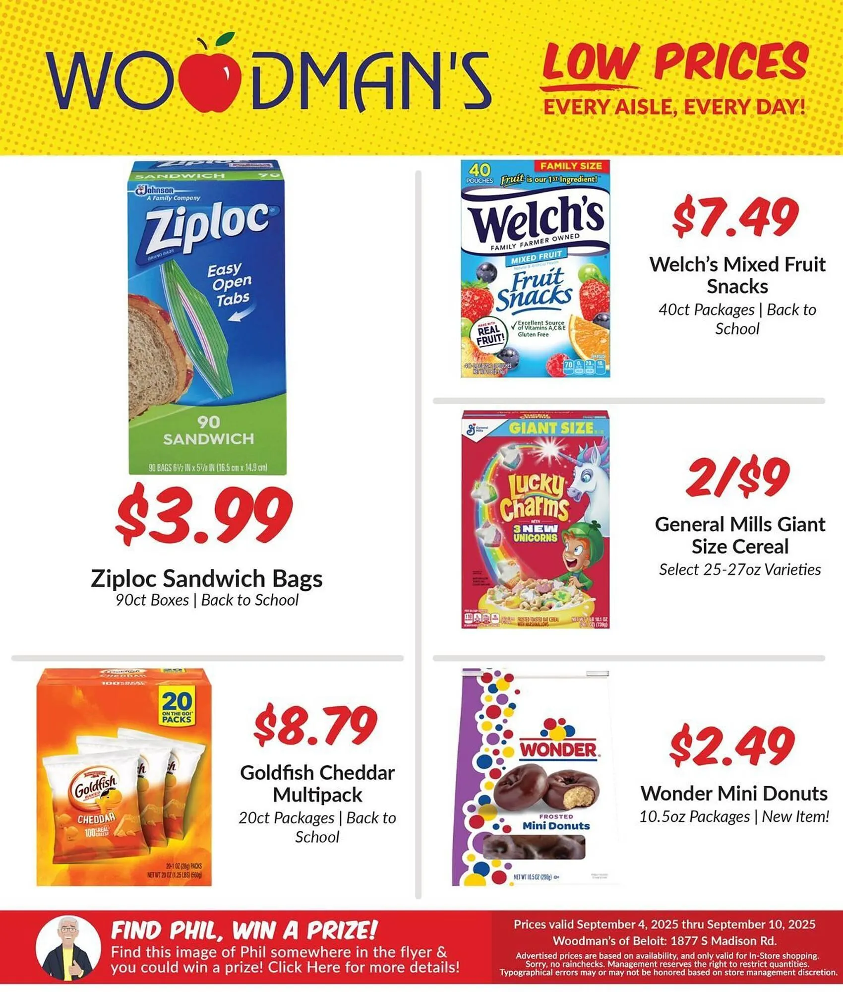 Weekly ad Woodman's weekly ad from September 4 to September 10 2025 - Page 1