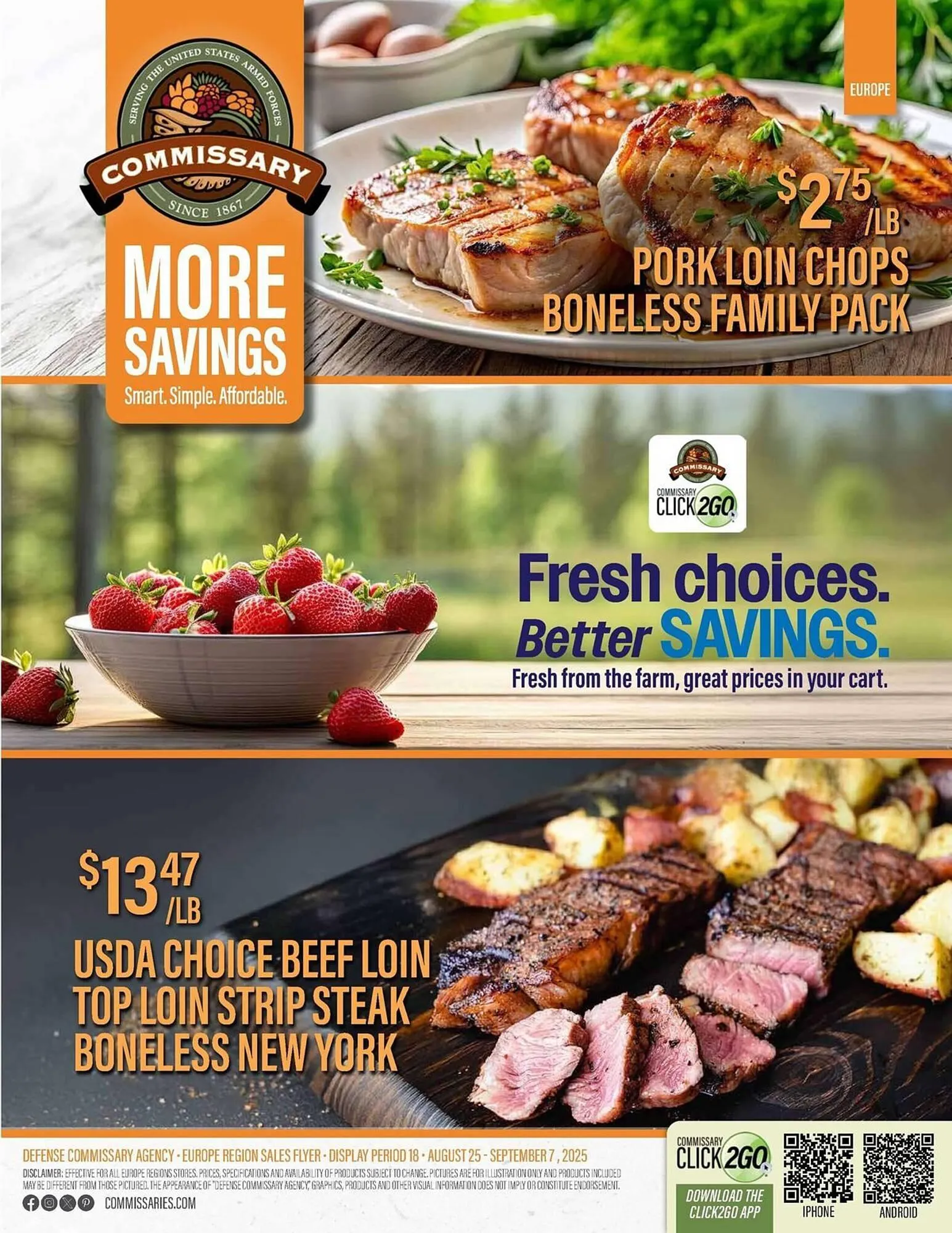 Commissary Weekly Ad - 1