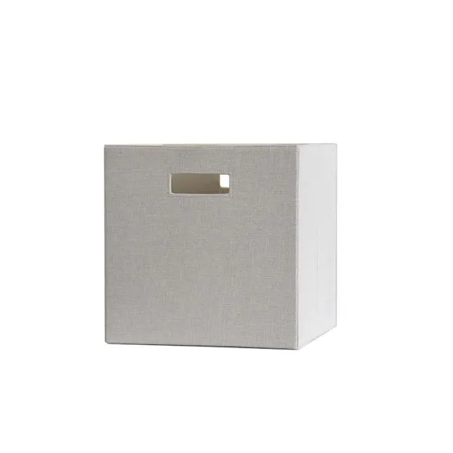 allen + roth ( 13-in W x 13-in H x 13-in D ) Natural Fabric Collapsible Bin