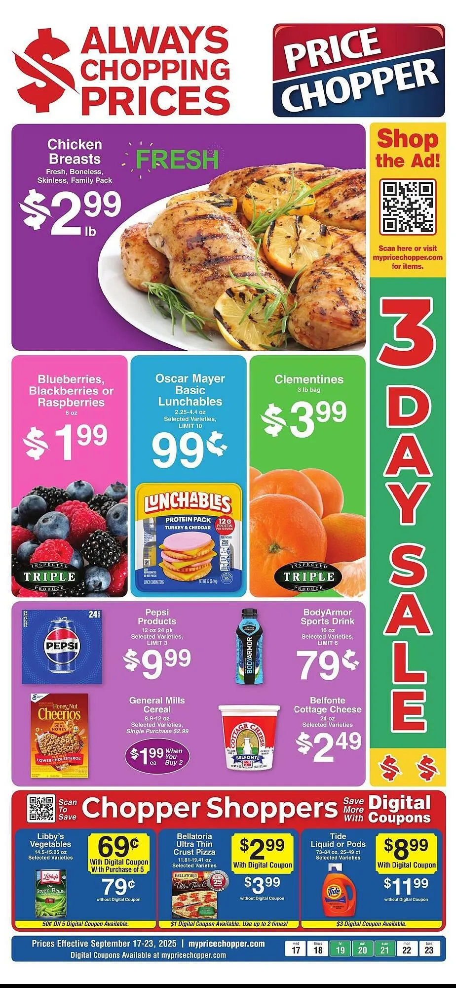 Weekly ad Price Chopper weekly ad from September 17 to September 23 2025 - Page 1