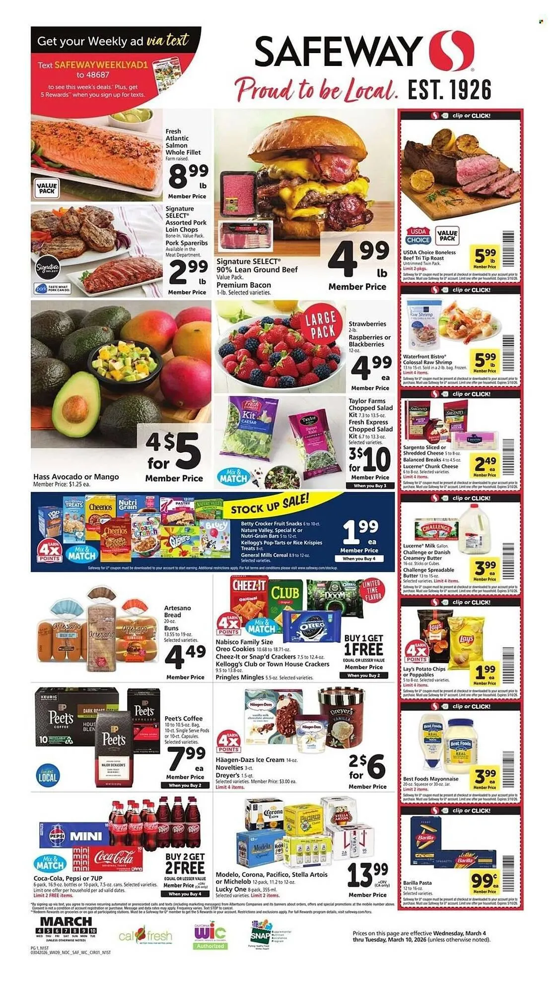 Weekly ad Safeway weekly ad from March 4 to March 10 2026 - Page 1