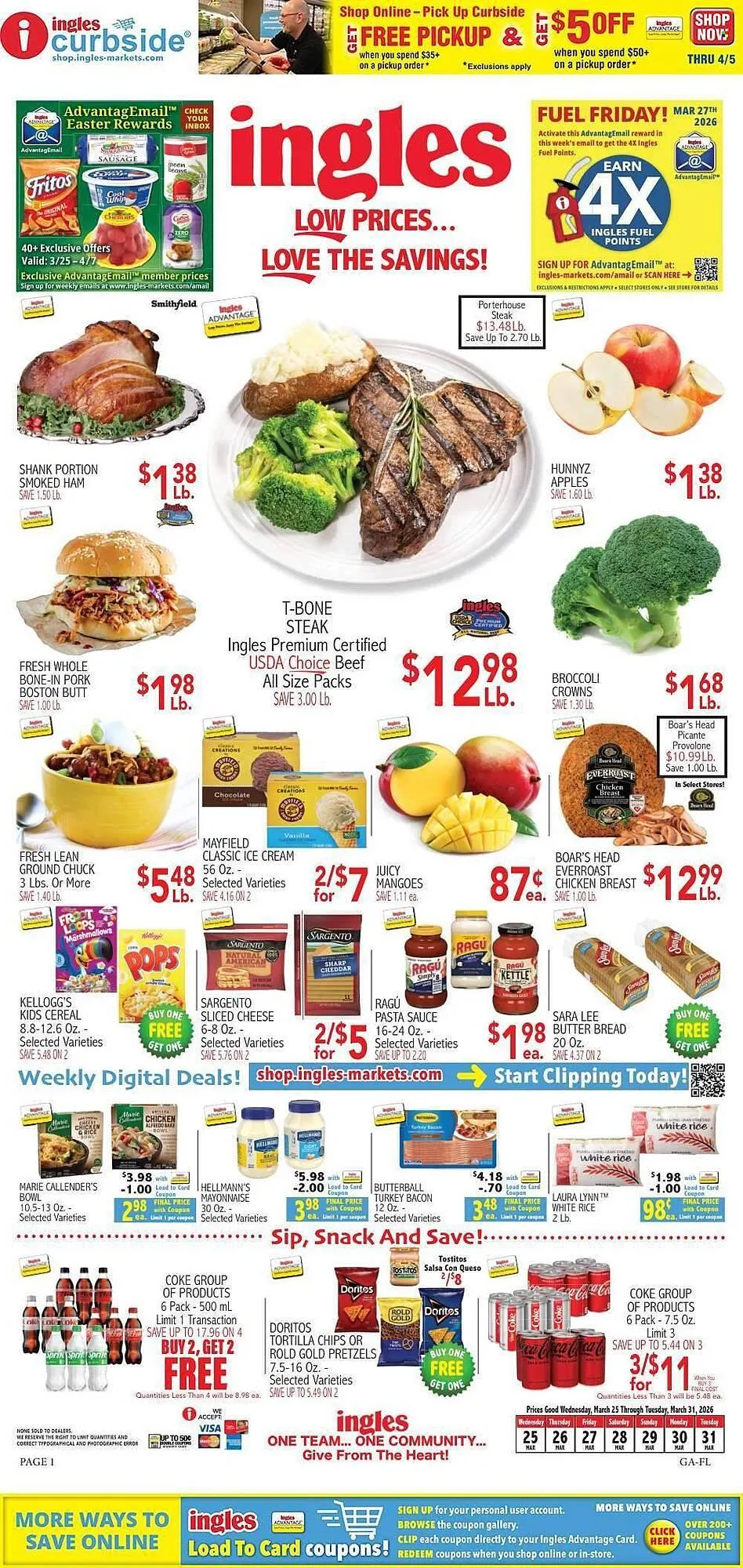 Weekly ad Ingles Markets weekly ad from March 25 to March 31 2026 - Page 1
