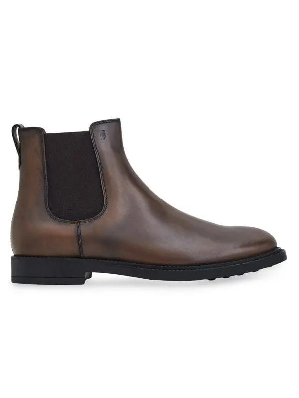 Stivaletto Leather Chelsea Boots