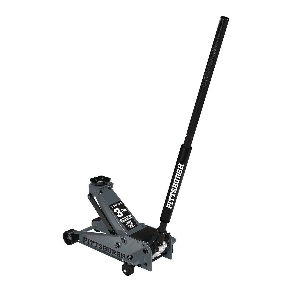 3 Ton Floor Jack with RAPID PUMP, Slate Gray