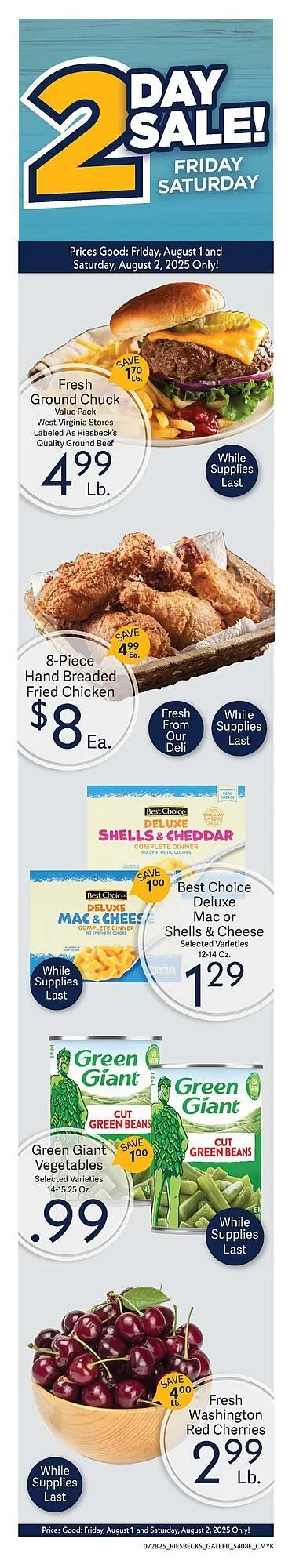 Weekly ad Riesbeck Weekly Ad from July 28 to August 3 2025 - Page 1
