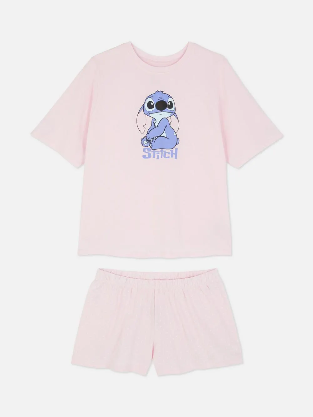 Disney's Stitch Shorts Pajamas