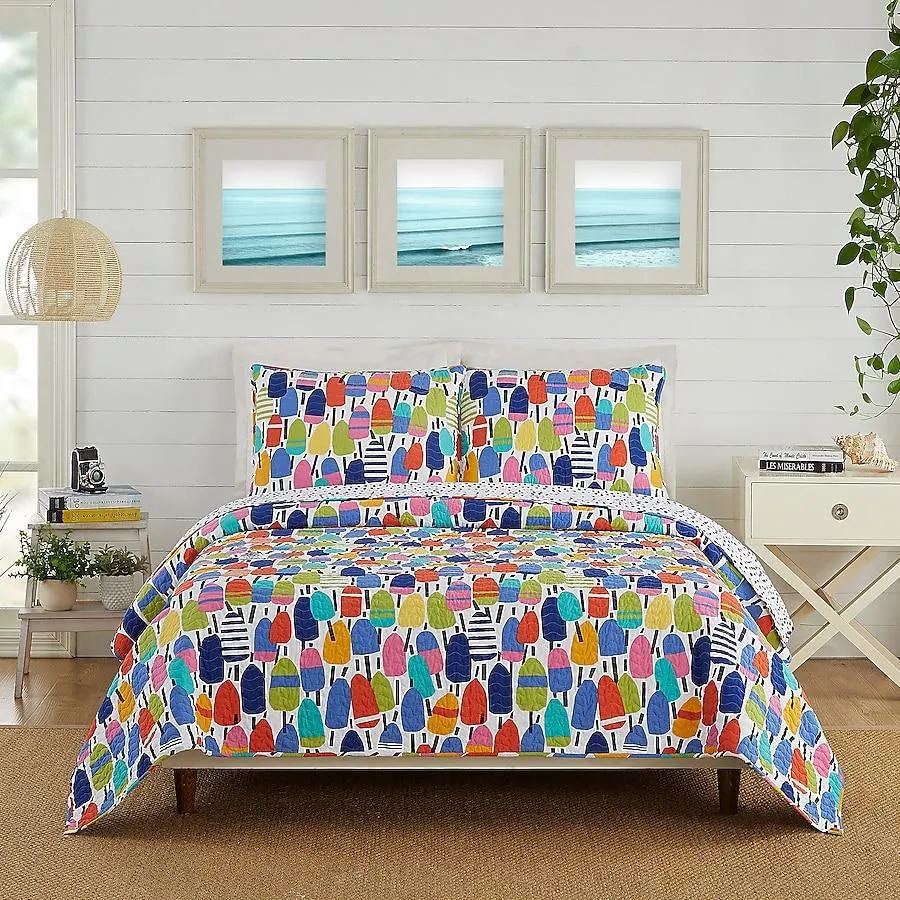 Makers Collective Buoys 2 -Piece Multi Twin Quilt Set