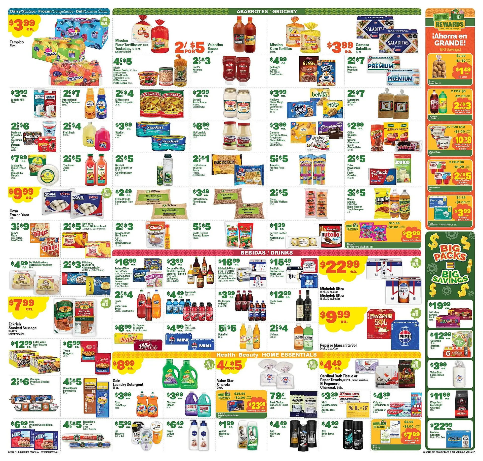 Weekly promotion El Rio Grande weekly ad spanning from April 15 to April 21 2026 - Page 2 for Catalogue 365