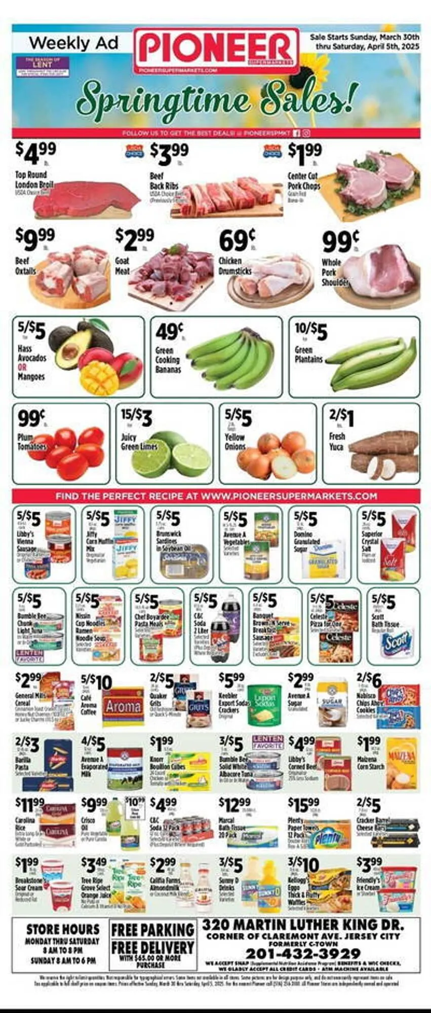 Weekly ad Pioneer Supermarkets Weekly Ad from March 30 to April 5 2025 - Page 1