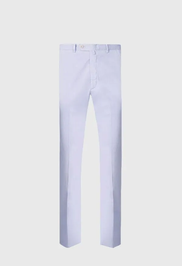Cotton & Silk Garment Dyed Trouser