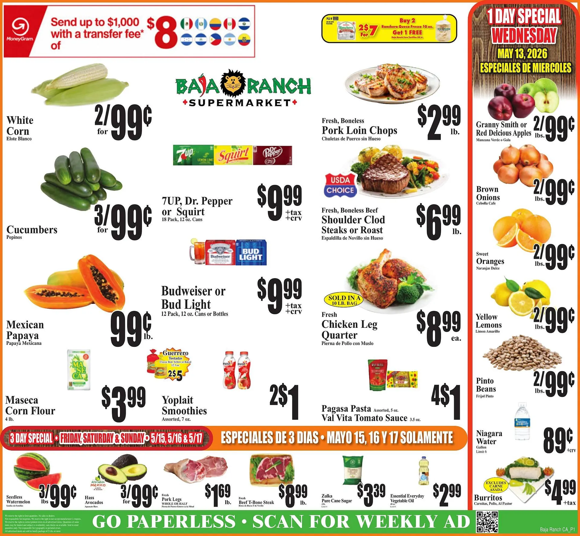 Weekly ad Baja Ranch weekly ad from May 13 to May 19 2026 - Page 1
