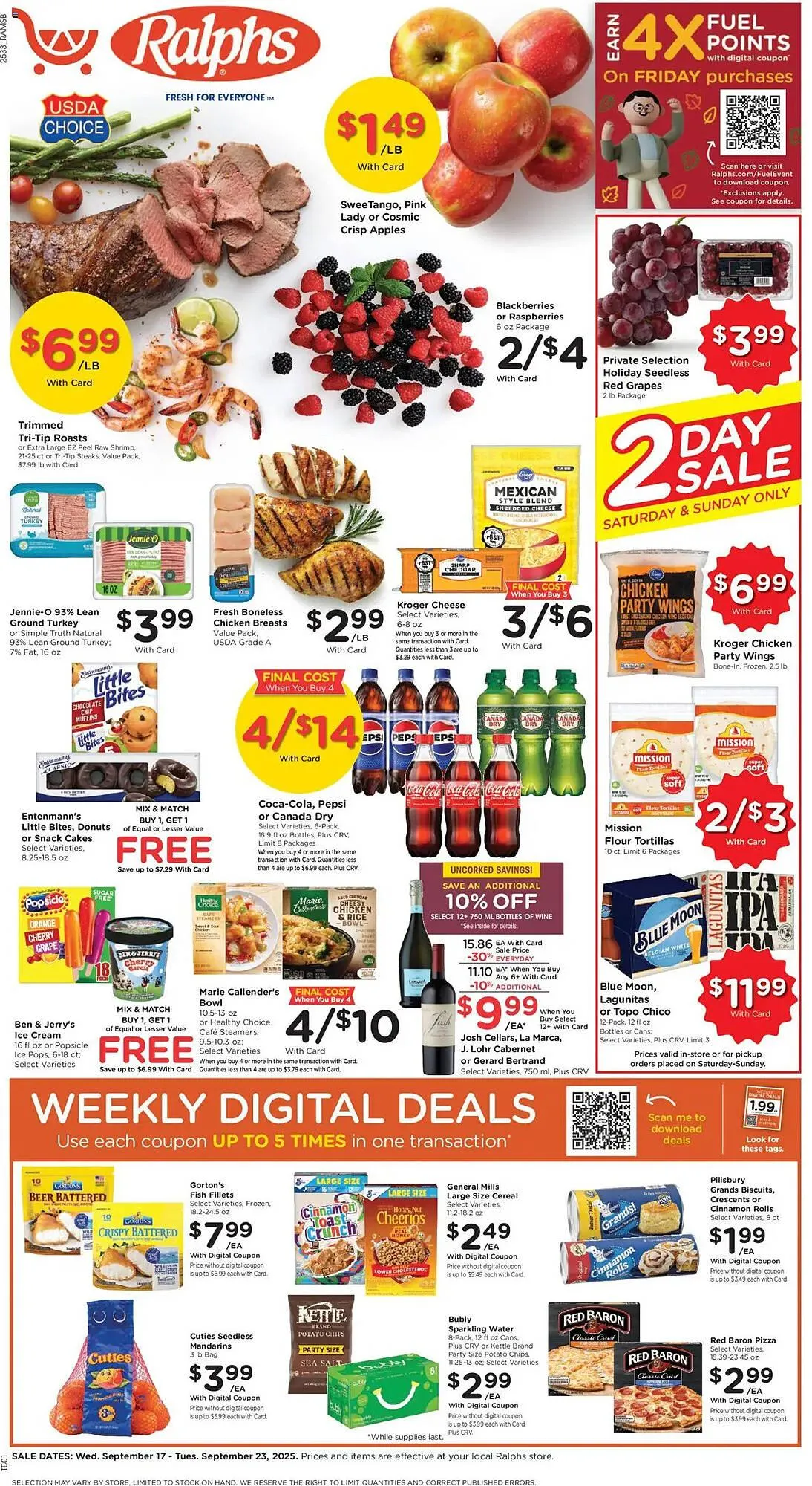 Weekly ad Ralphs weekly ad from September 17 to September 23 2025 - Page 1