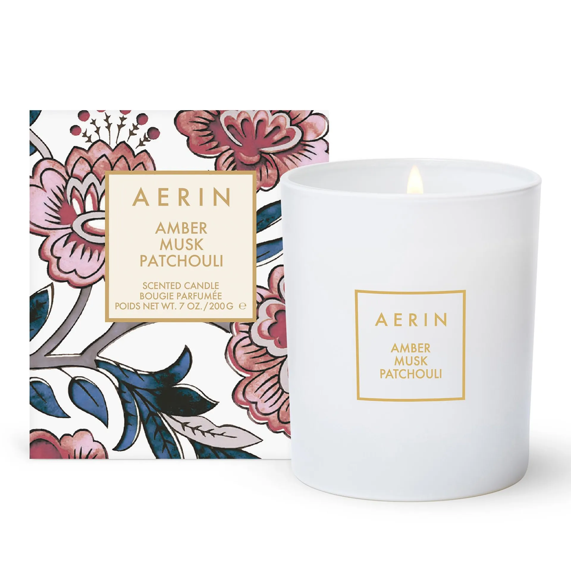AERIN Amber Musk Patchouli Scented Candle