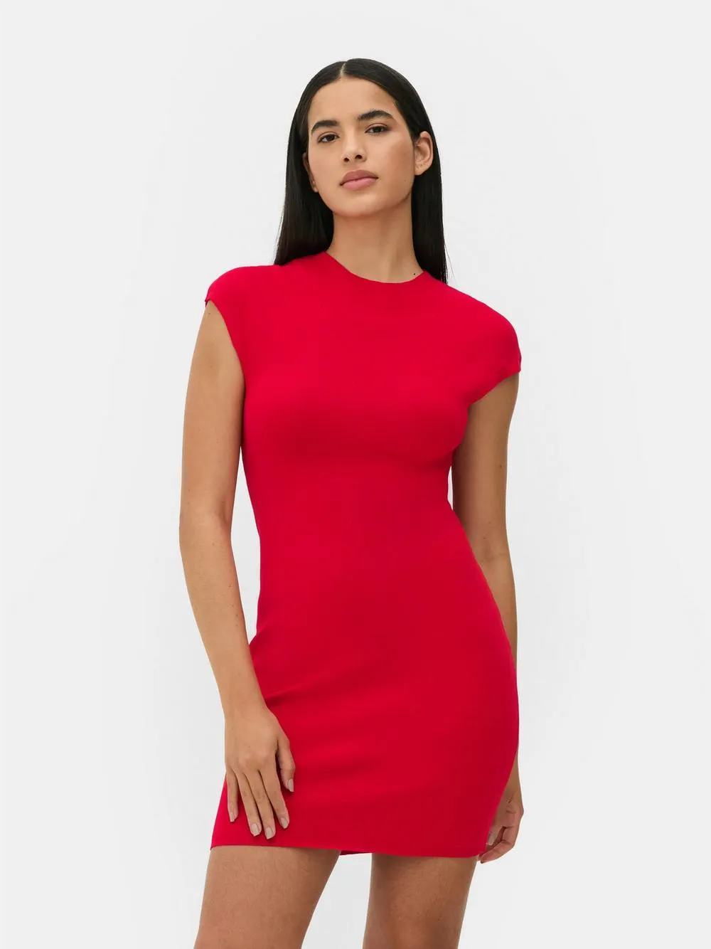 Minikleid mit Flügelärmeln