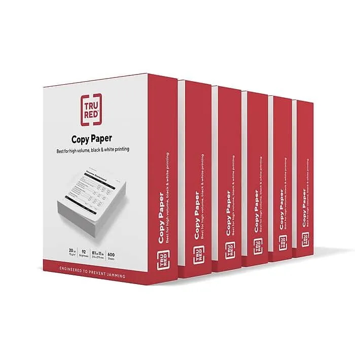 TRU RED™ 8.5" x 11" Copy Paper,