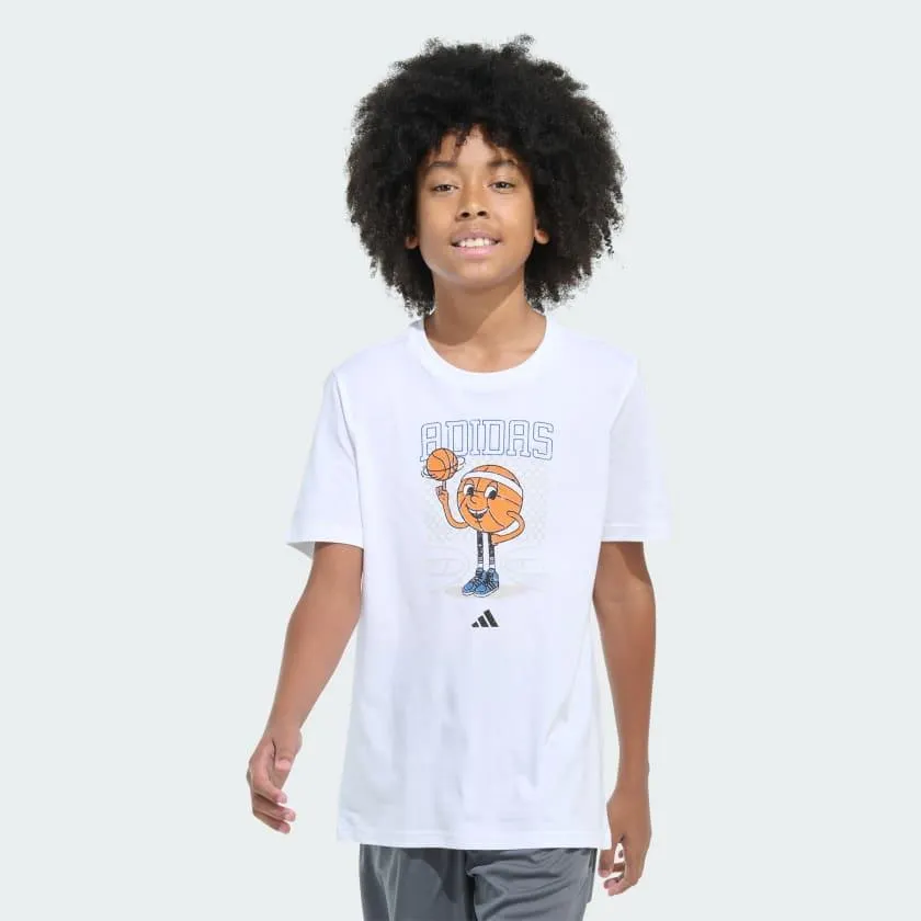adidas Short Sleeve Basketball Mascot Tee