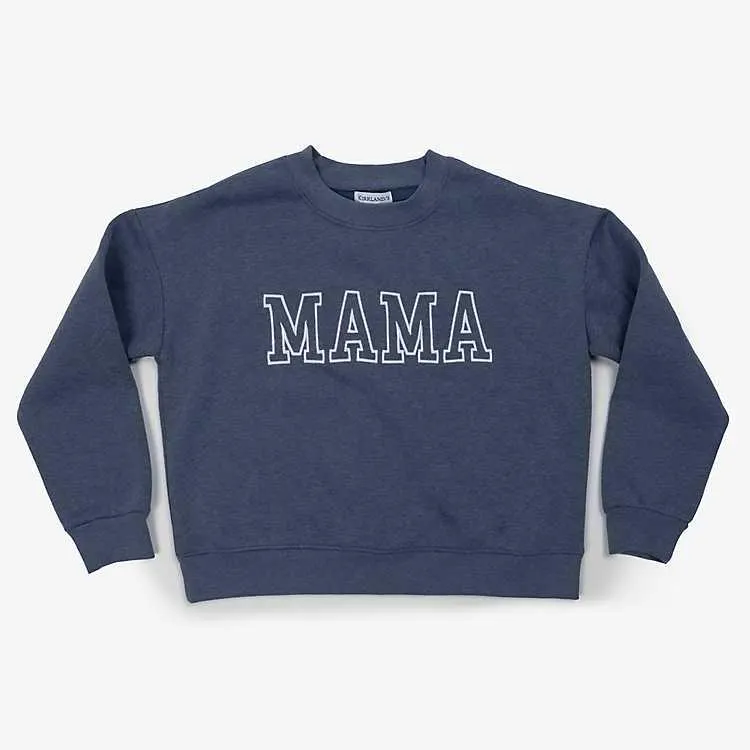 Navy Mama Large Sweatshirt