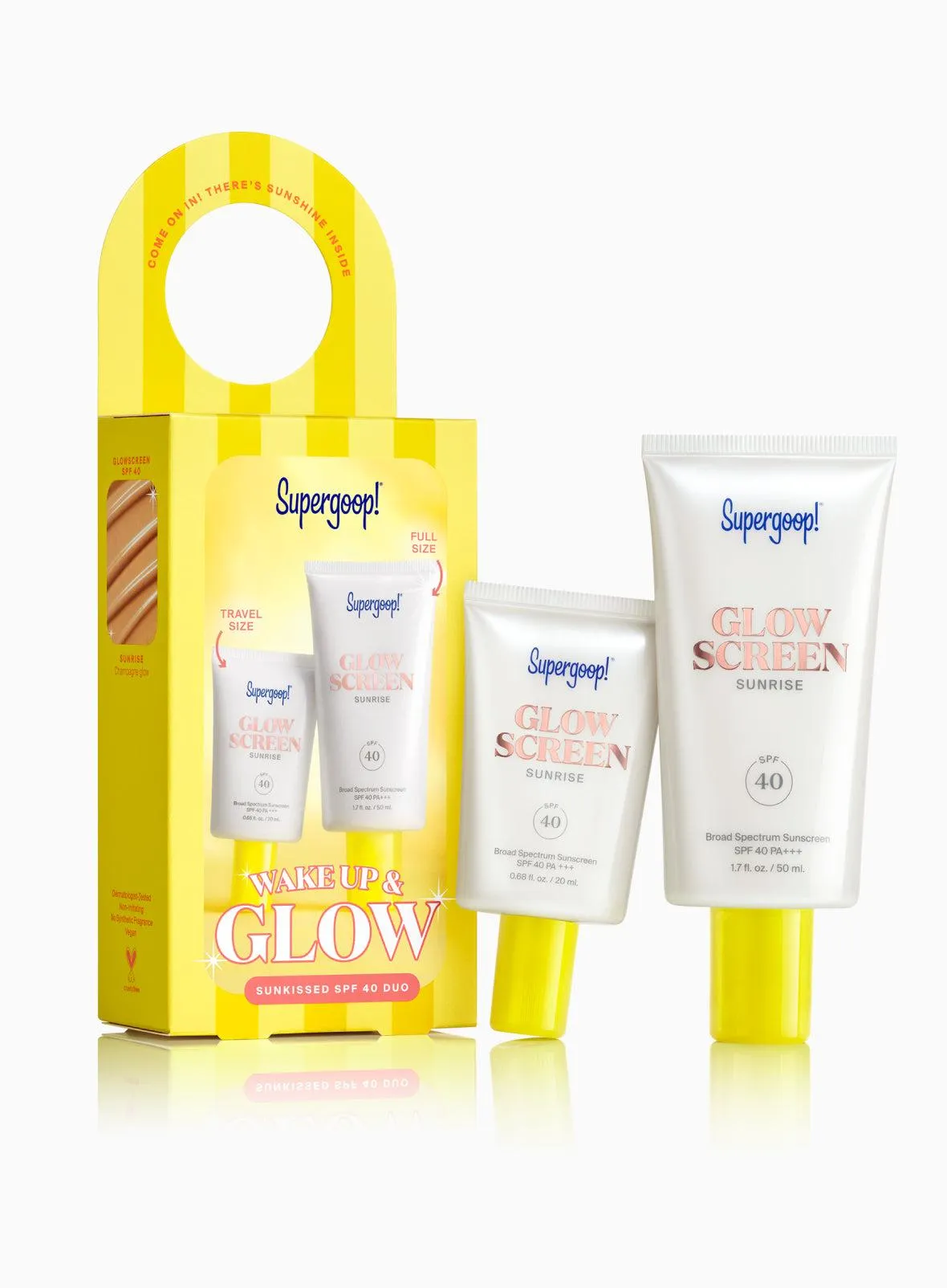 Wake Up & Glow Sunkissed Duo Glowscreen SPF 40