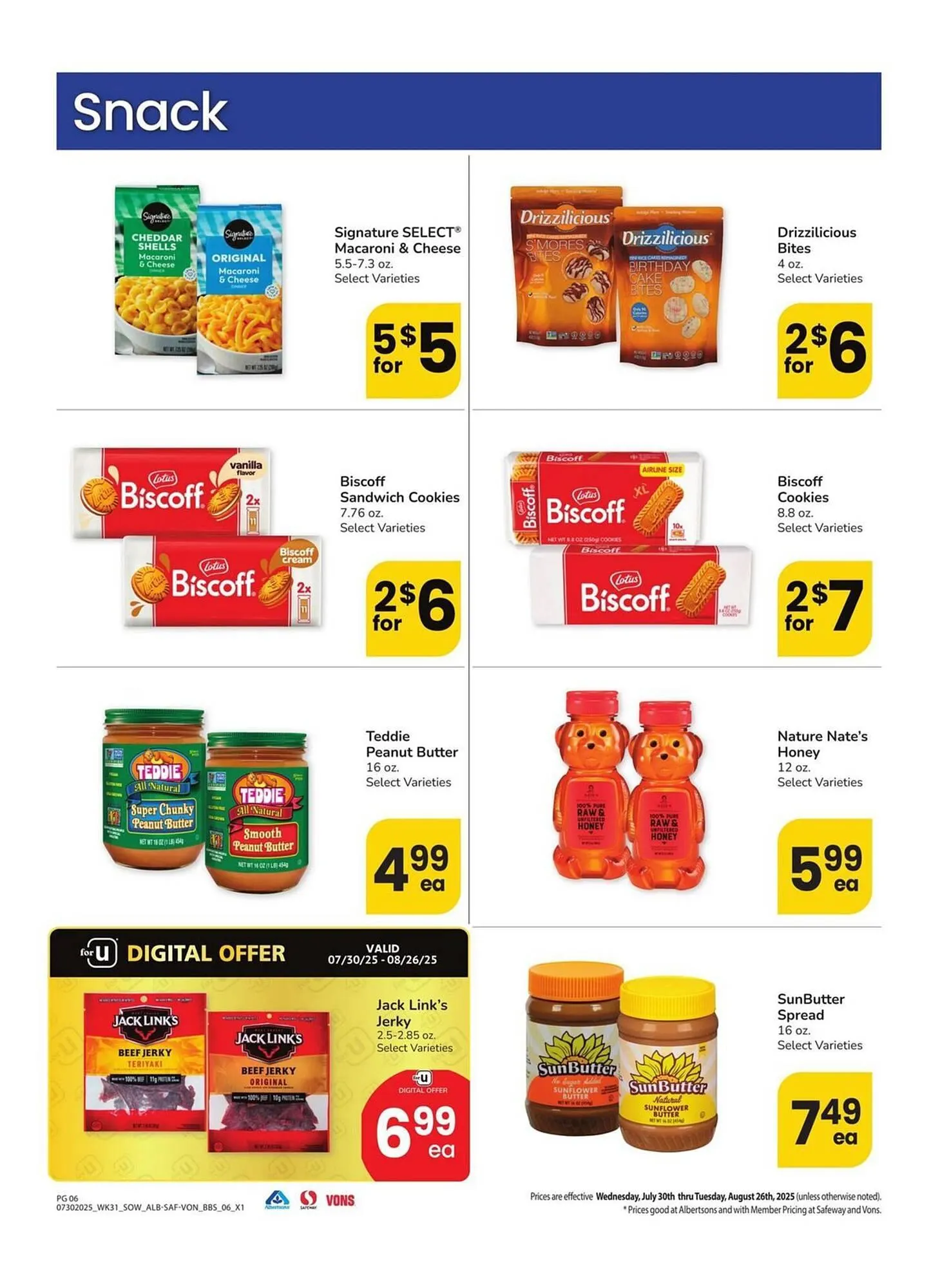 Weekly ad Albertsons Weekly Ad from July 30 to August 26 2025 - Page 6