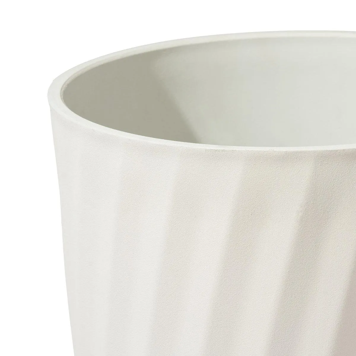 Boynton 24 Inch Tall Planters, Tree Planters with Shelf Insert, Morden Large Round Plant Pots Containers for Indoor/Outdoor Use