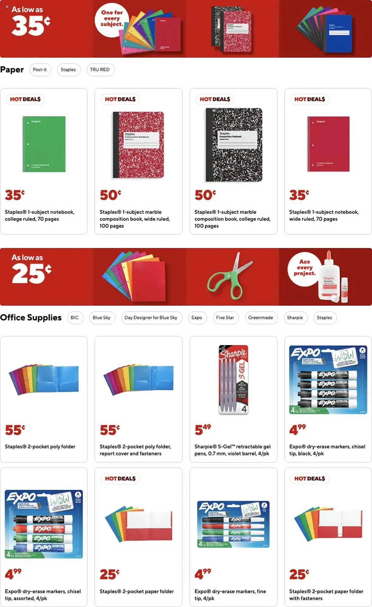 Weekly ad Staples weekly ad from September 7 to September 13 2025 - Page 2