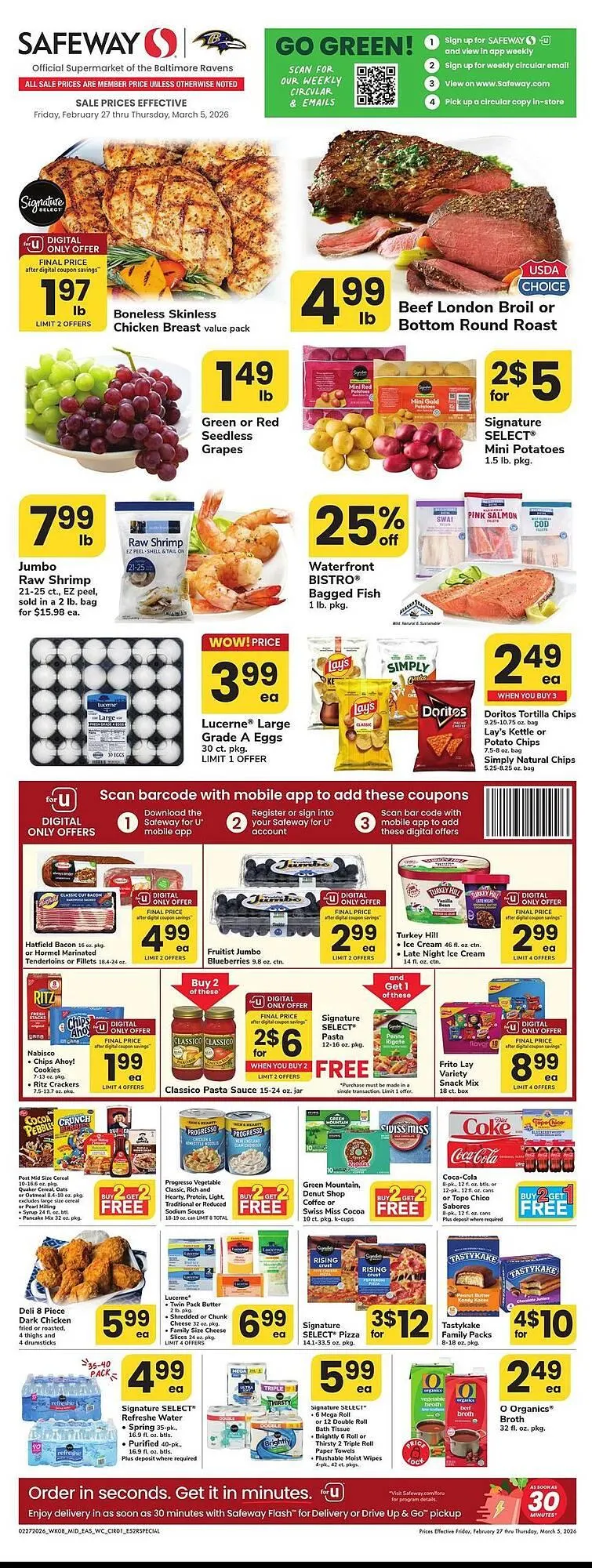 Weekly ad Safeway weekly ad from February 27 to March 5 2026 - Page 1