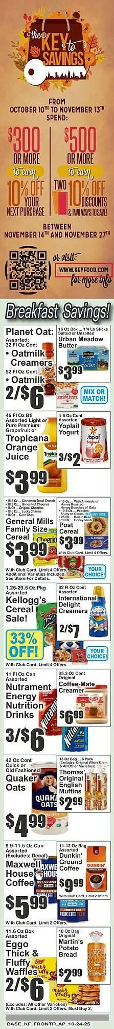 Weekly ad Key Food circular from October 24 to October 30 2025 - Page 2