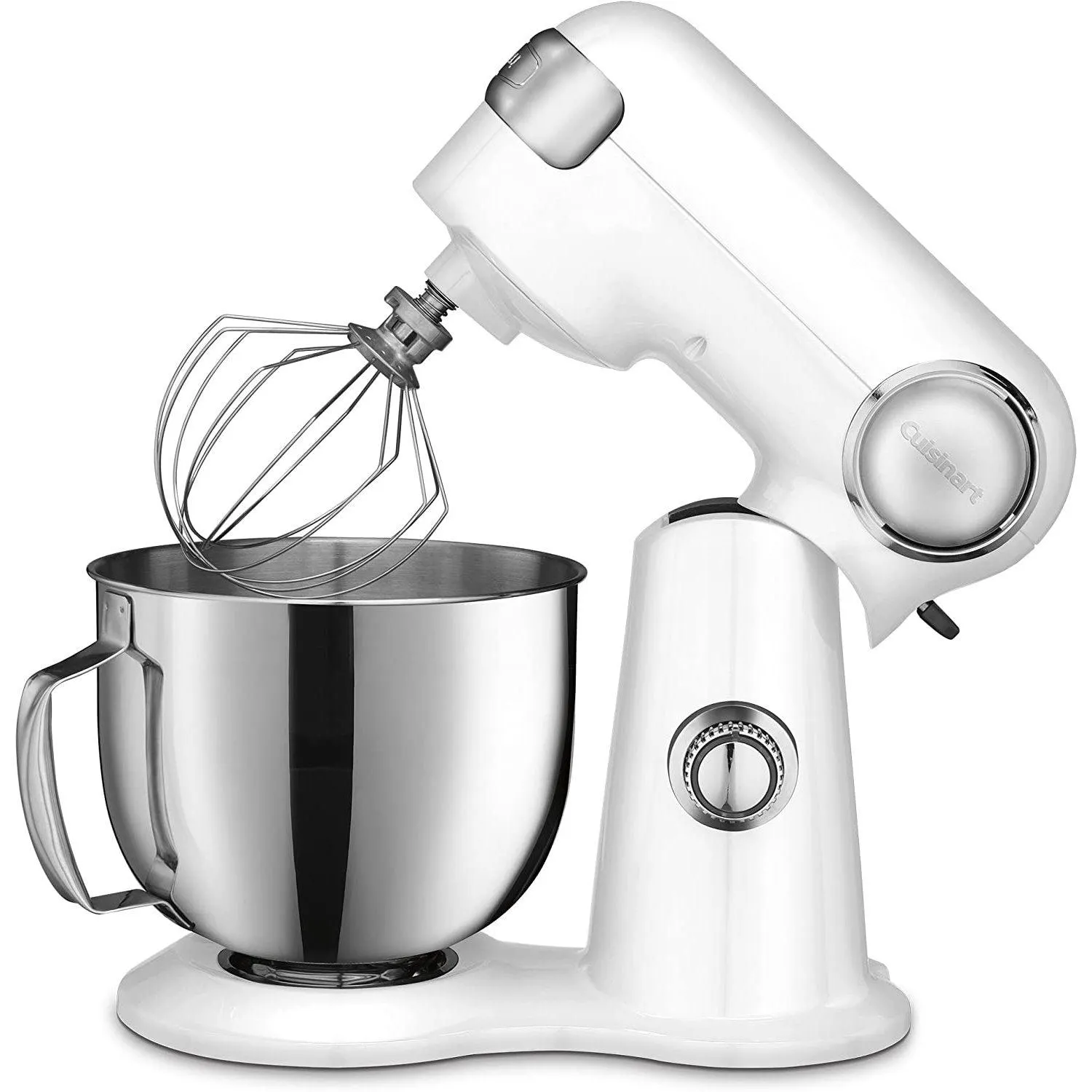 Cuisinart Precision Master 5.5-Quart 12-Speed Stand Mixer (White Linen)