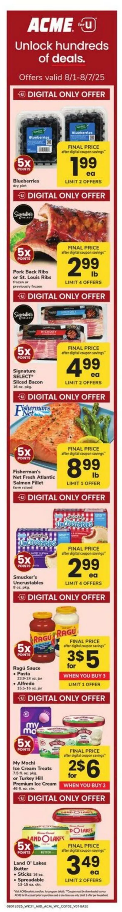 Weekly ad Acme Current weekly ad from August 1 to August 7 2025 - Page 2
