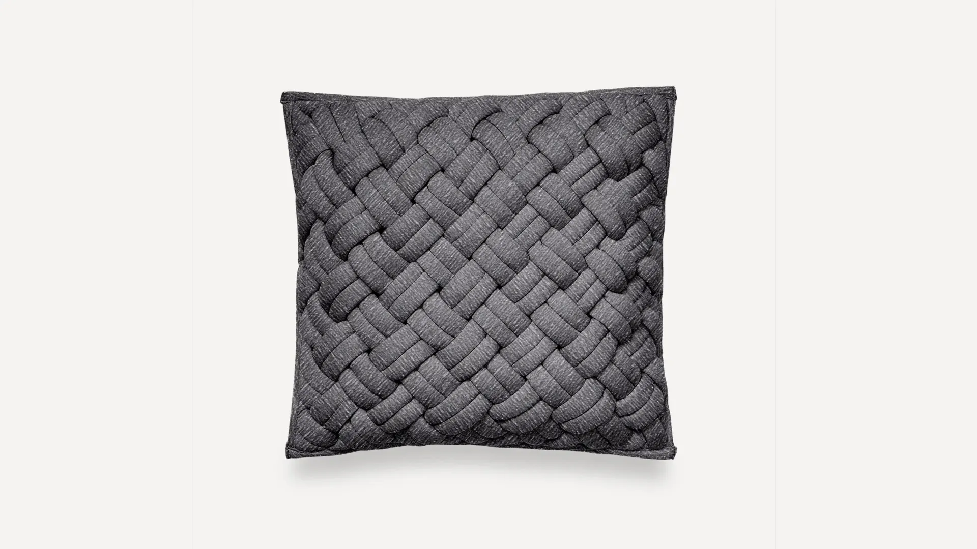 Gray Jersey Pillow Cover