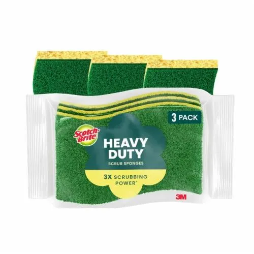 Scotch-Brite® Heavy Duty Scrub Sponges Multipack