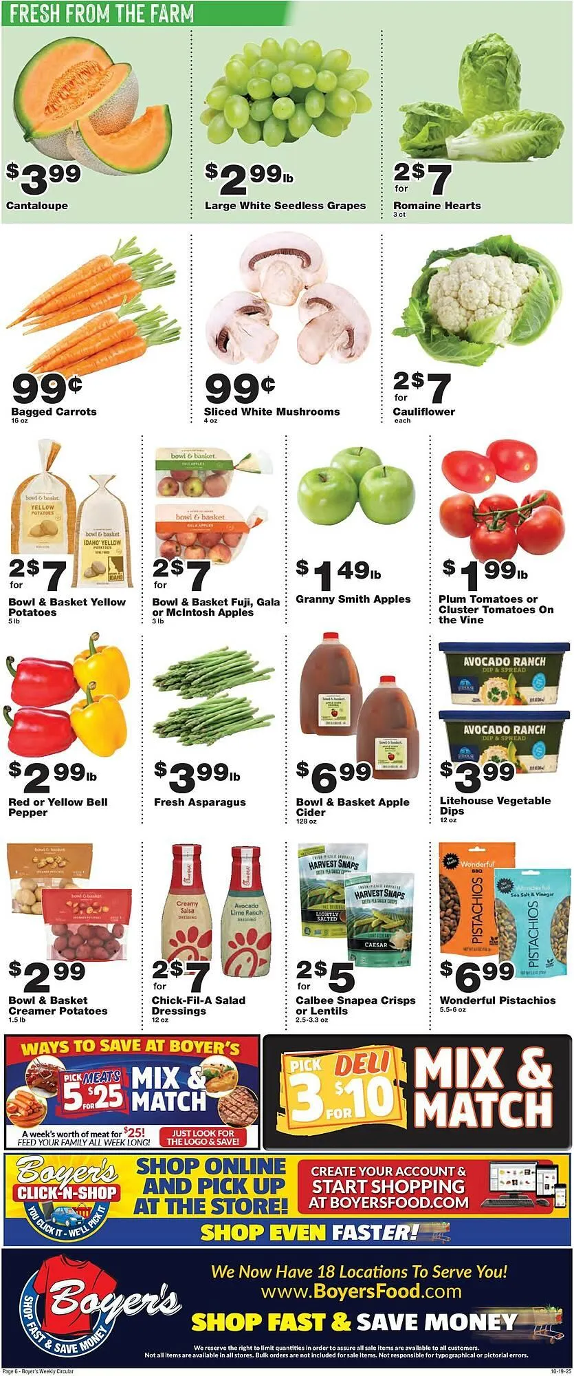 Weekly ad Boyer's Food Markets weekly ad from October 19 to October 25 2025 - Page 6
