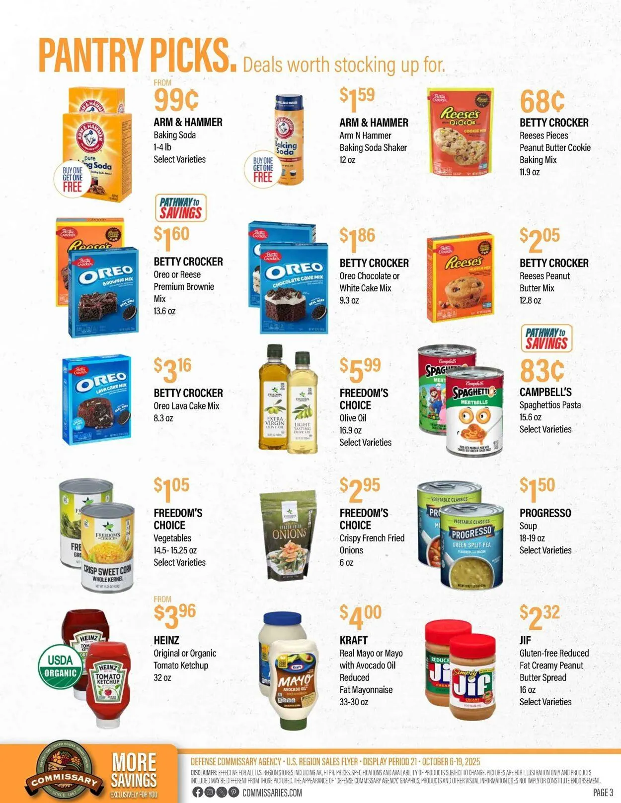 Weekly ad Commissary - Fort Irwin from October 6 to October 19 2025 - Page 3