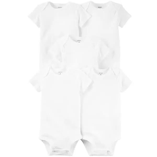 Baby Unisex (NB-24M) Carter’s® 5pk. Short Sleeve Bodysuits
