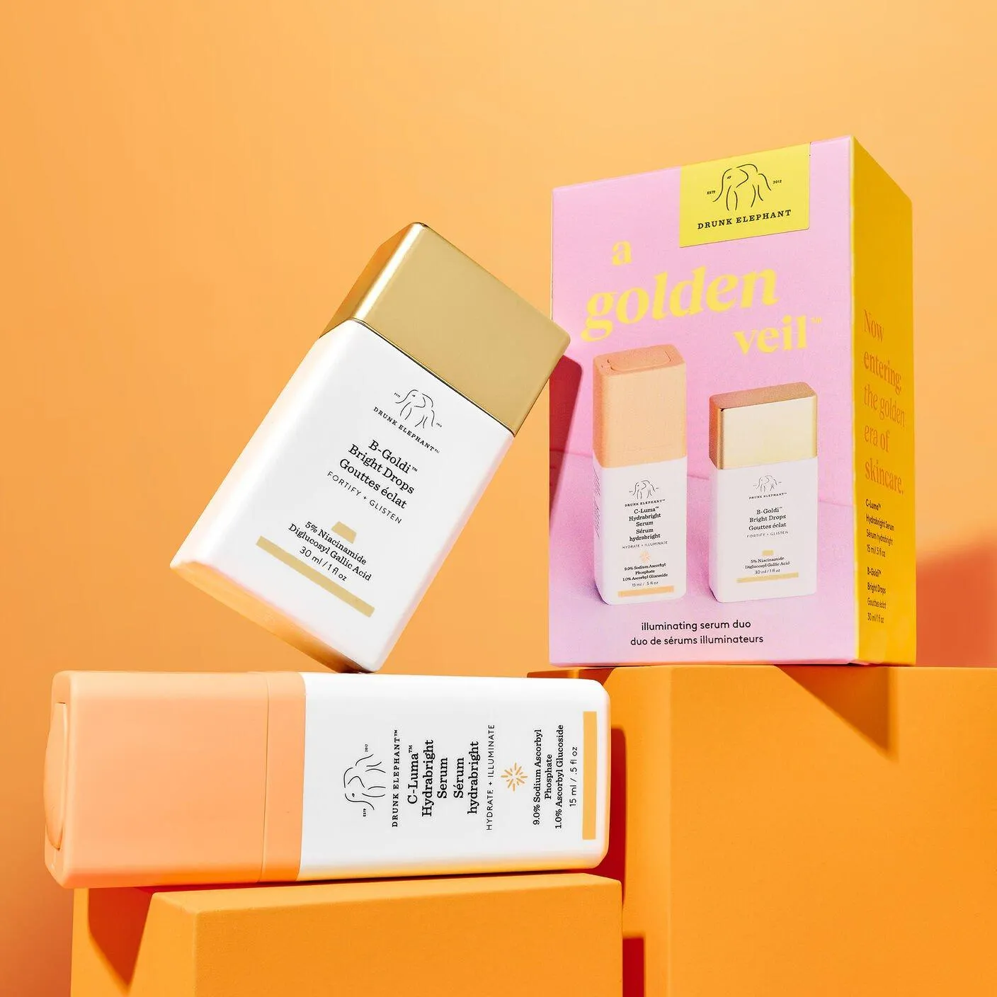 A Golden Veil™: C-Luma and B-Goldi Duo Kit ($72 value)