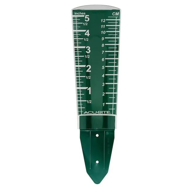 AcuRite Plastic Wired Analog 5-in Rain-Gauge