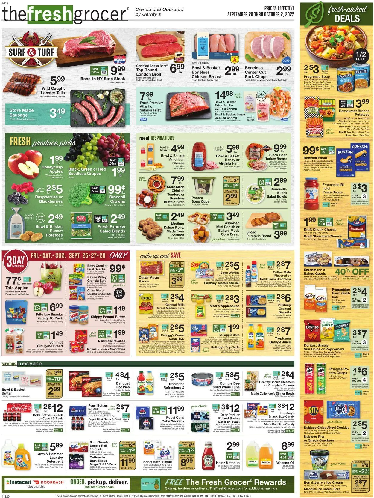 Weekly ad Gerrity's Supermarkets Current weekly ad from September 25 to October 2 2025 - Page 1