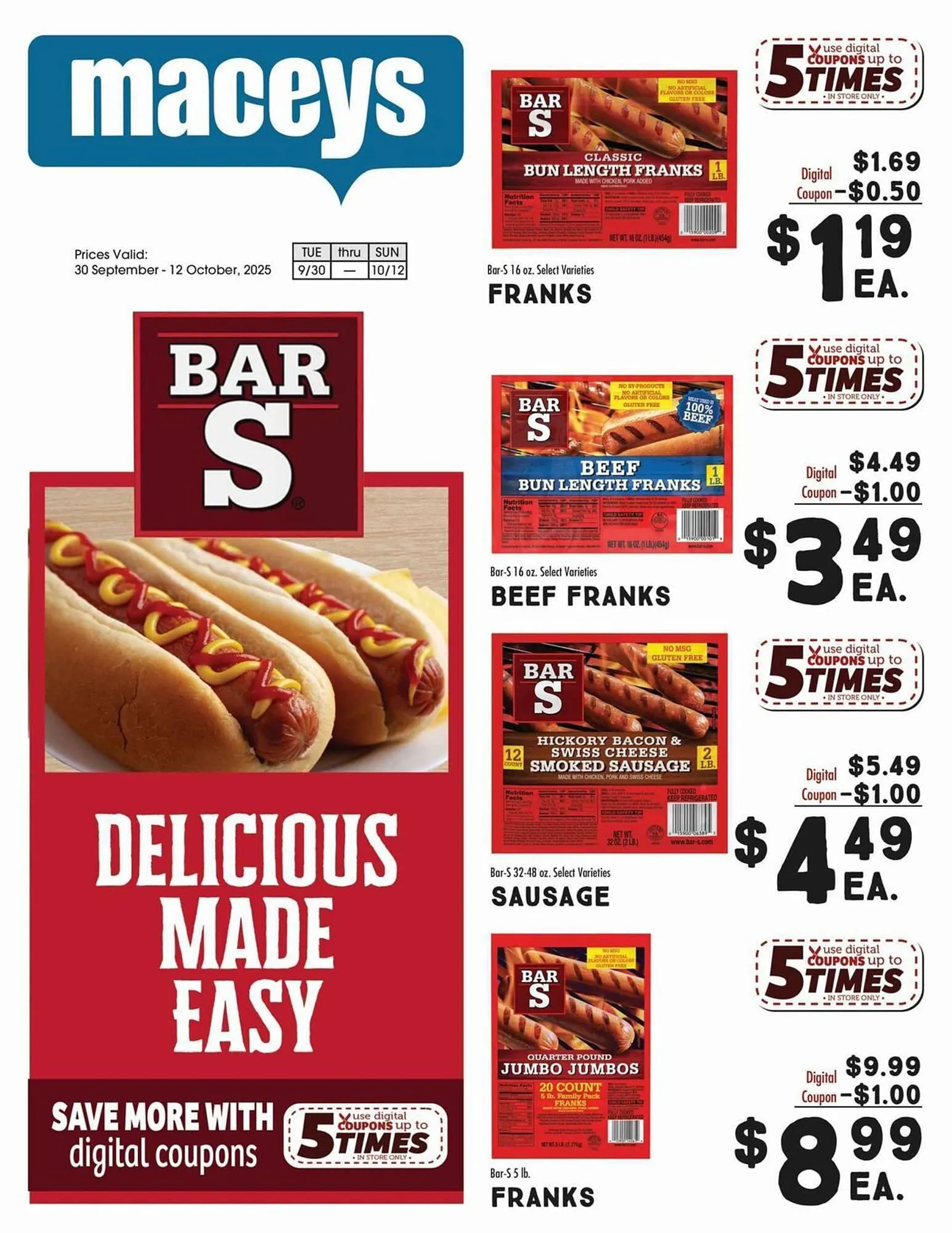 Weekly ad Maceys weekly ad from September 30 to October 13 2025 - Page 1