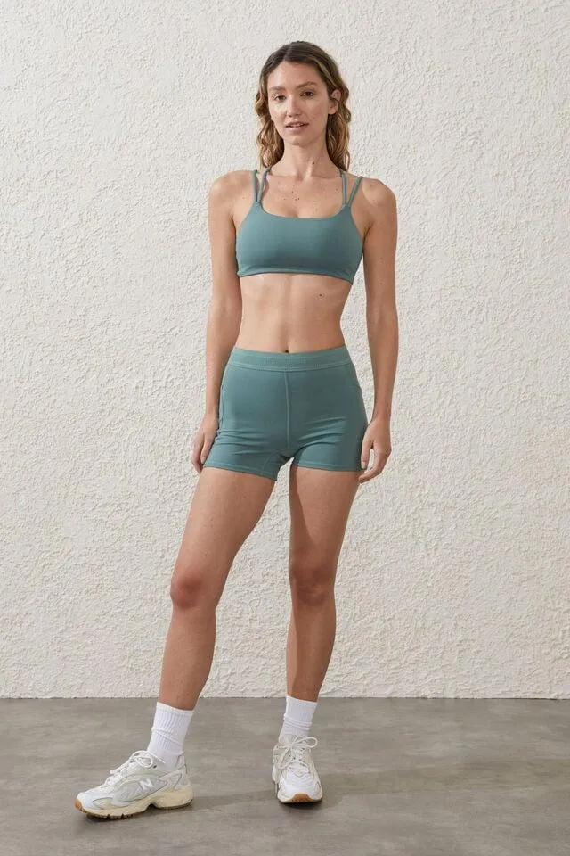 Ultra Soft Elastic Waistband Shortie Short