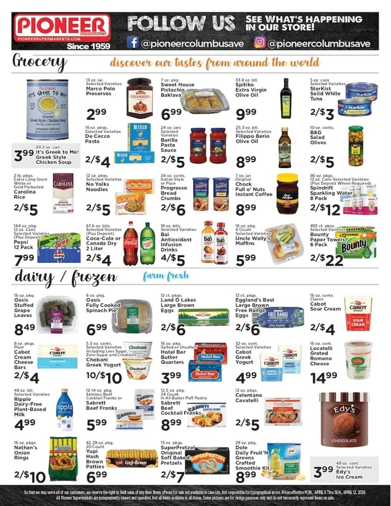 Weekly ad Pioneer Supermarkets weekly ad from April 6 to April 12 2026 - Page 2