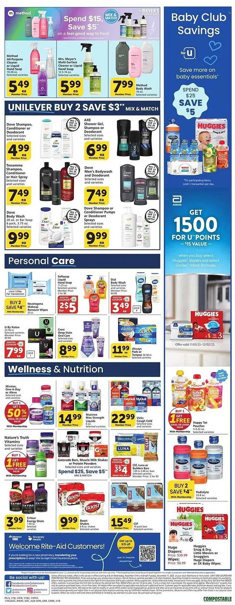 Weekly ad Albertsons weekly ad from November 5 to November 11 2025 - Page 5
