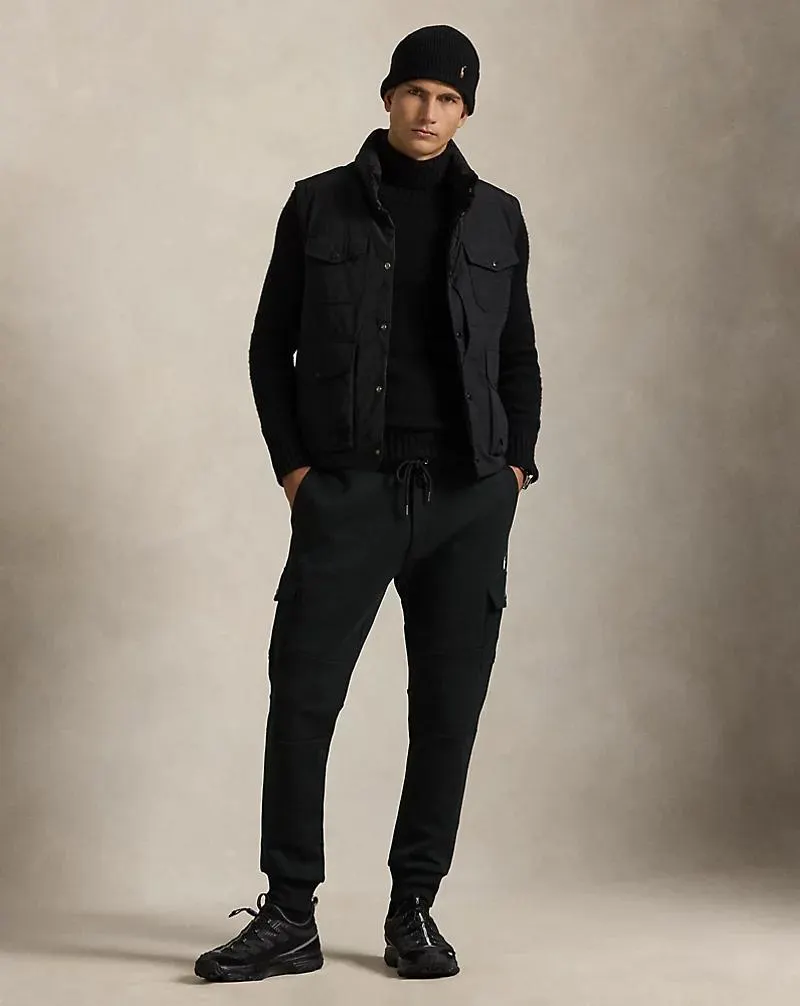 Double-Knit Cargo Jogger Pant