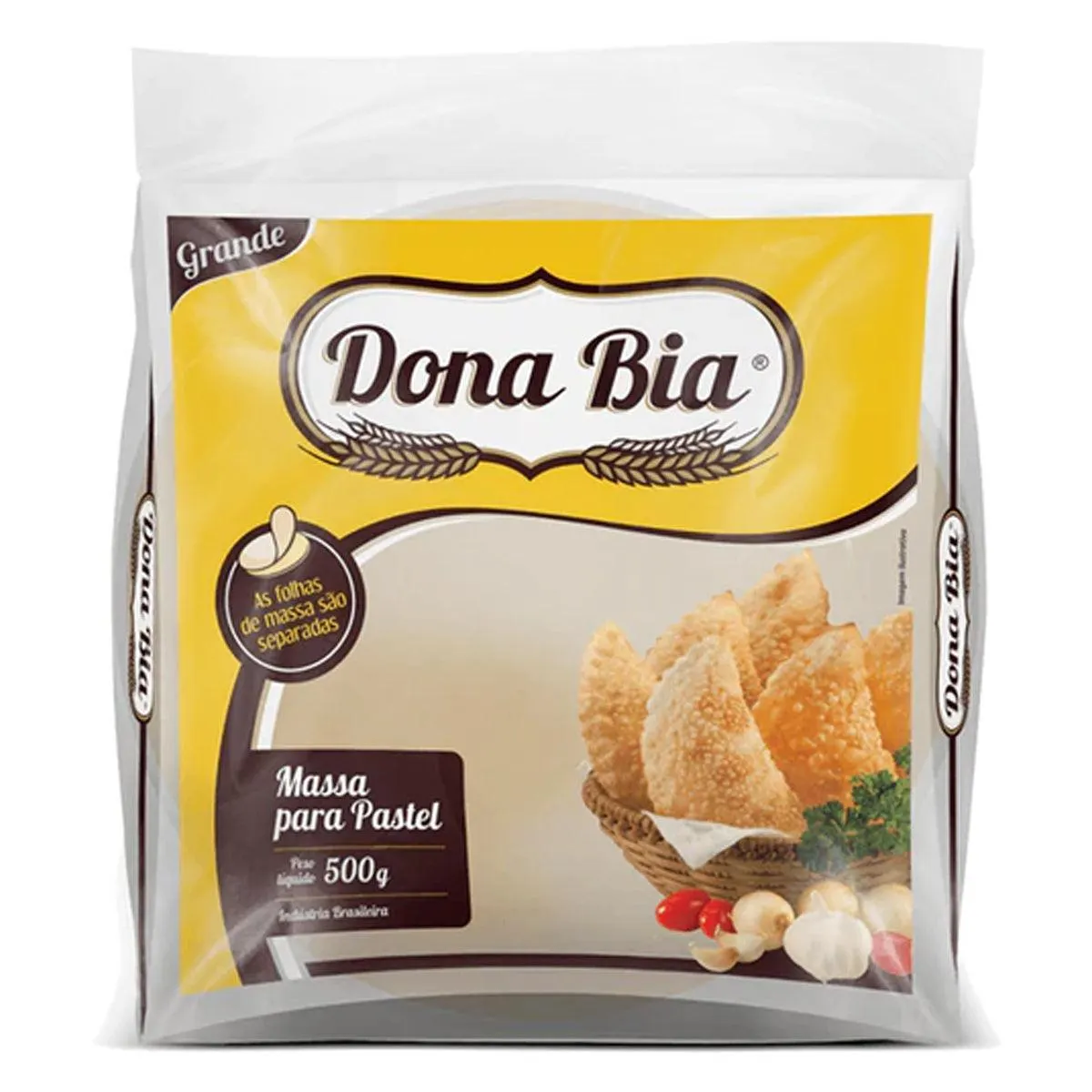 Dona Bia Massa Pastel Grande 500g
